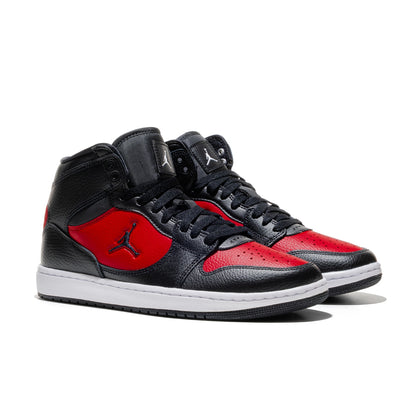 Jordan Court Connect Mid Black/Black-Gym Red-White  - IQ5685-006