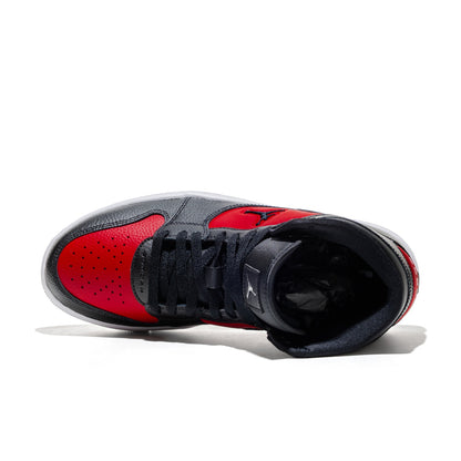 Jordan Court Connect Mid Black/Black-Gym Red-White  - IQ5685-006