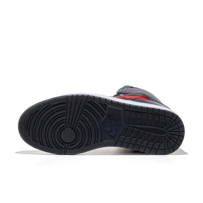 Jordan Court Connect Mid Black/Black-Gym Red-White  - IQ5685-006