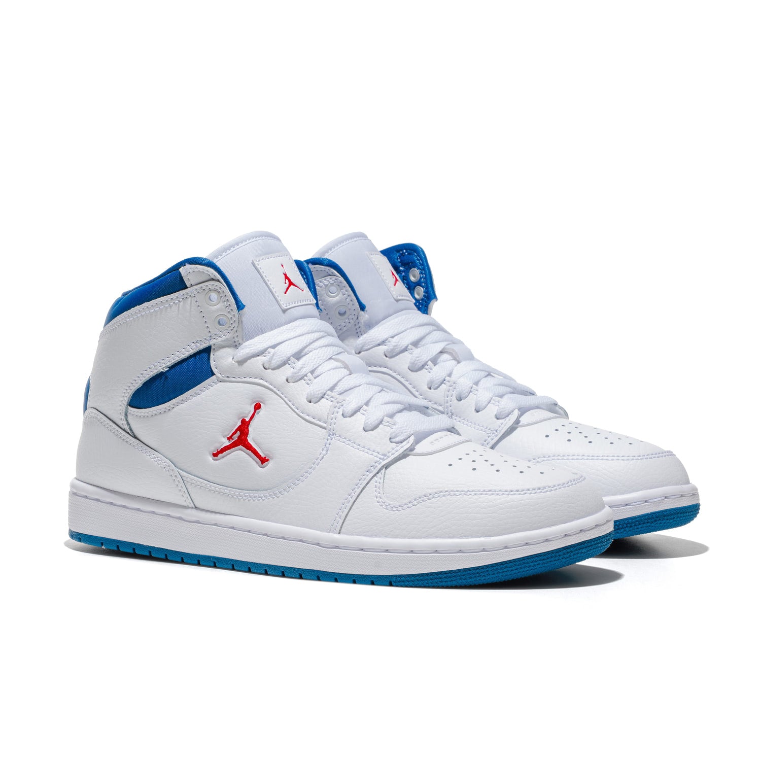 Jordan Court Connect Mid White/Fire Red-True Blue  - IQ5685-102