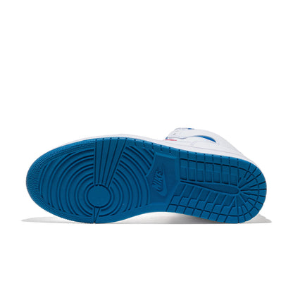 Jordan Court Connect Mid White/Fire Red-True Blue  - IQ5685-102