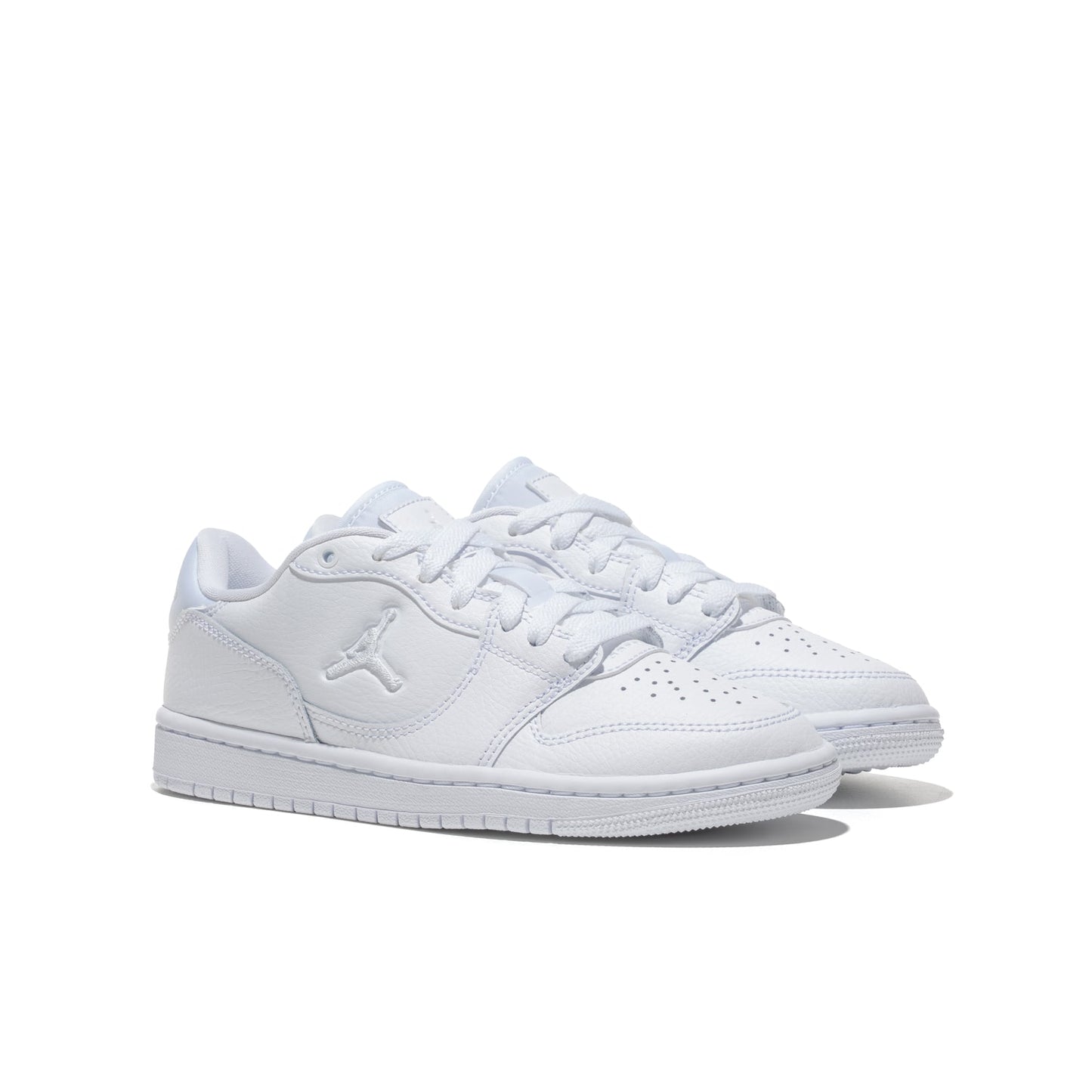 Jordan Court Connect Low (GS) White/Pure Platinum  - IQ6016-100