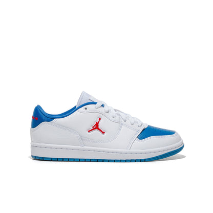Jordan Court Connect Low (GS) White/Fire Red-True Blue  - IQ6016-104