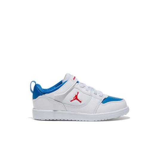 Jordan Court Connect Low (PS) White/Fire Red-True Blue  - IQ6046-104