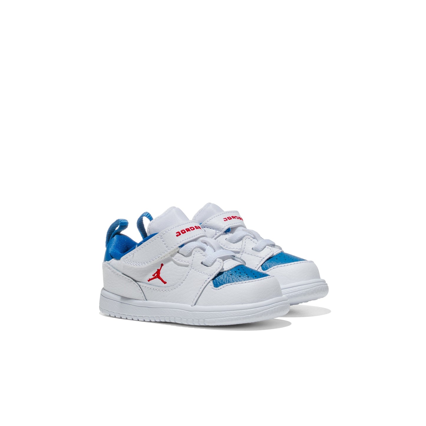 Jordan Court Connect Low (TD) White/Fire Red-True Blue  - IQ6047-104