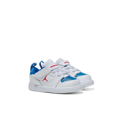 Jordan Court Connect Low (TD) White/Fire Red-True Blue  - IQ6047-104