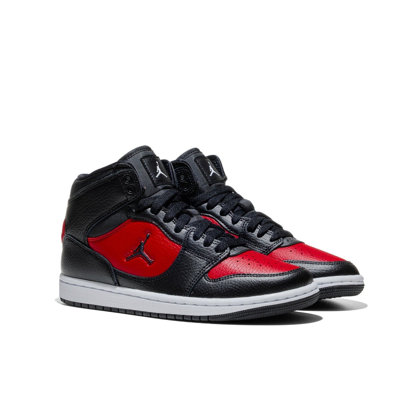 Jordan Court Connect Mid (GS) Black/Black-Gym Red-White  - IQ7694-006