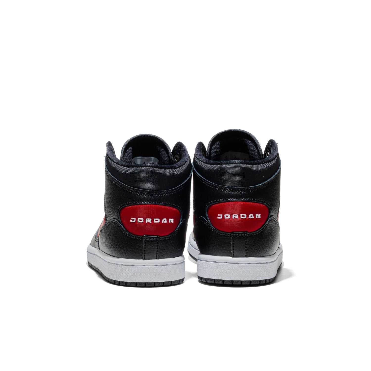 Jordan Court Connect Mid (GS) Black/Black-Gym Red-White  - IQ7694-006