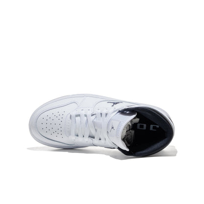 Jordan Court Connect Mid (GS) White/Black  - IQ7694-100