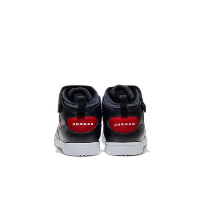 Jordan Court Connect Mid (PS) Black/Black-Gym Red-White  - IQ7700-006