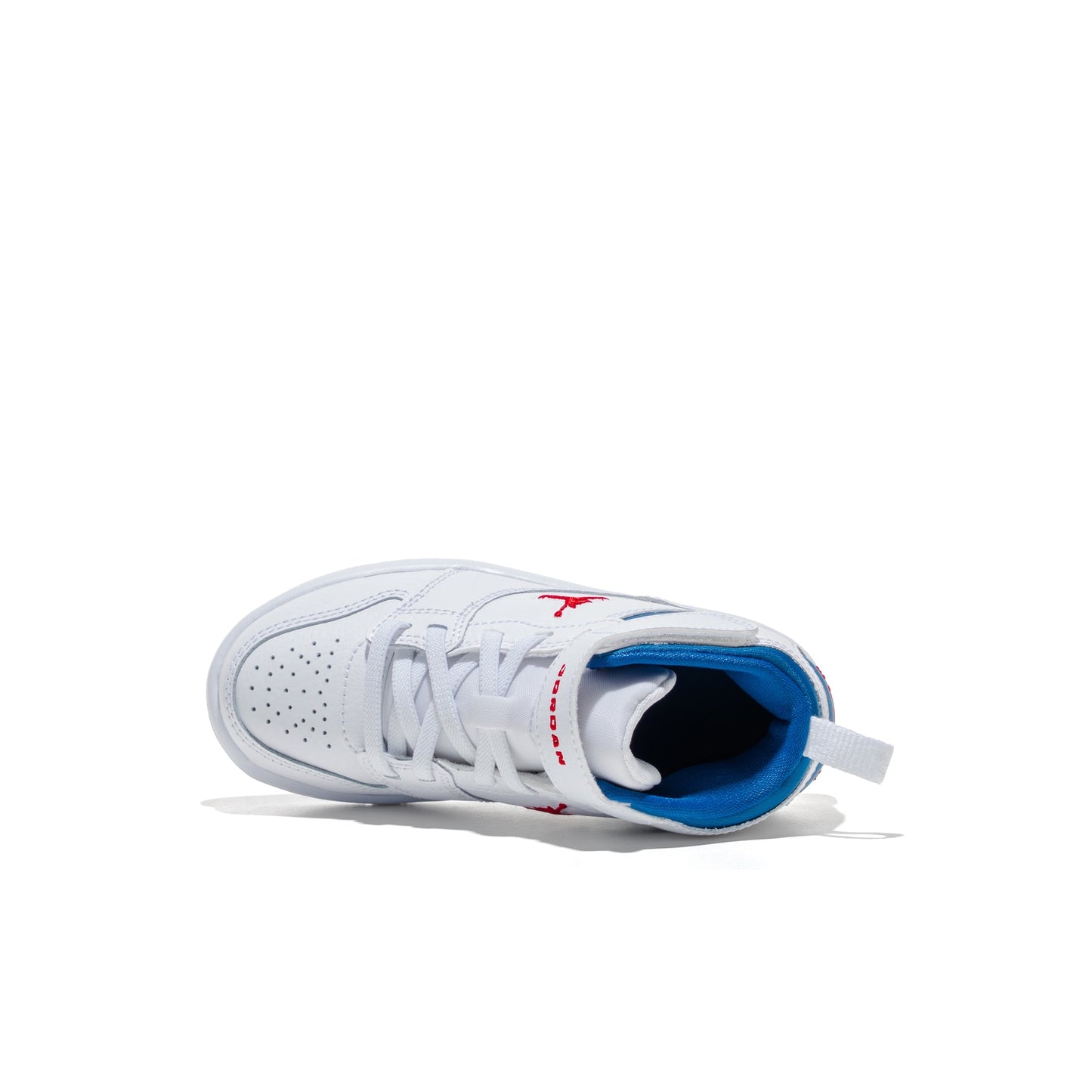 Jordan Court Connect Mid (PS) White/Fire Red-True Blue  - IQ7700-102