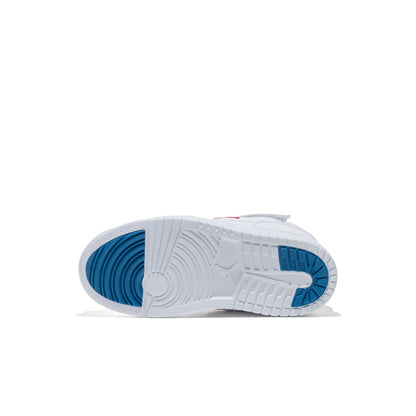 Jordan Court Connect Mid (PS) White/Fire Red-True Blue  - IQ7700-102