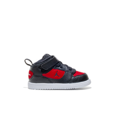 Jordan Court Connect Mid (TD) Black/Black-Gym Red-White  - IQ7701-006