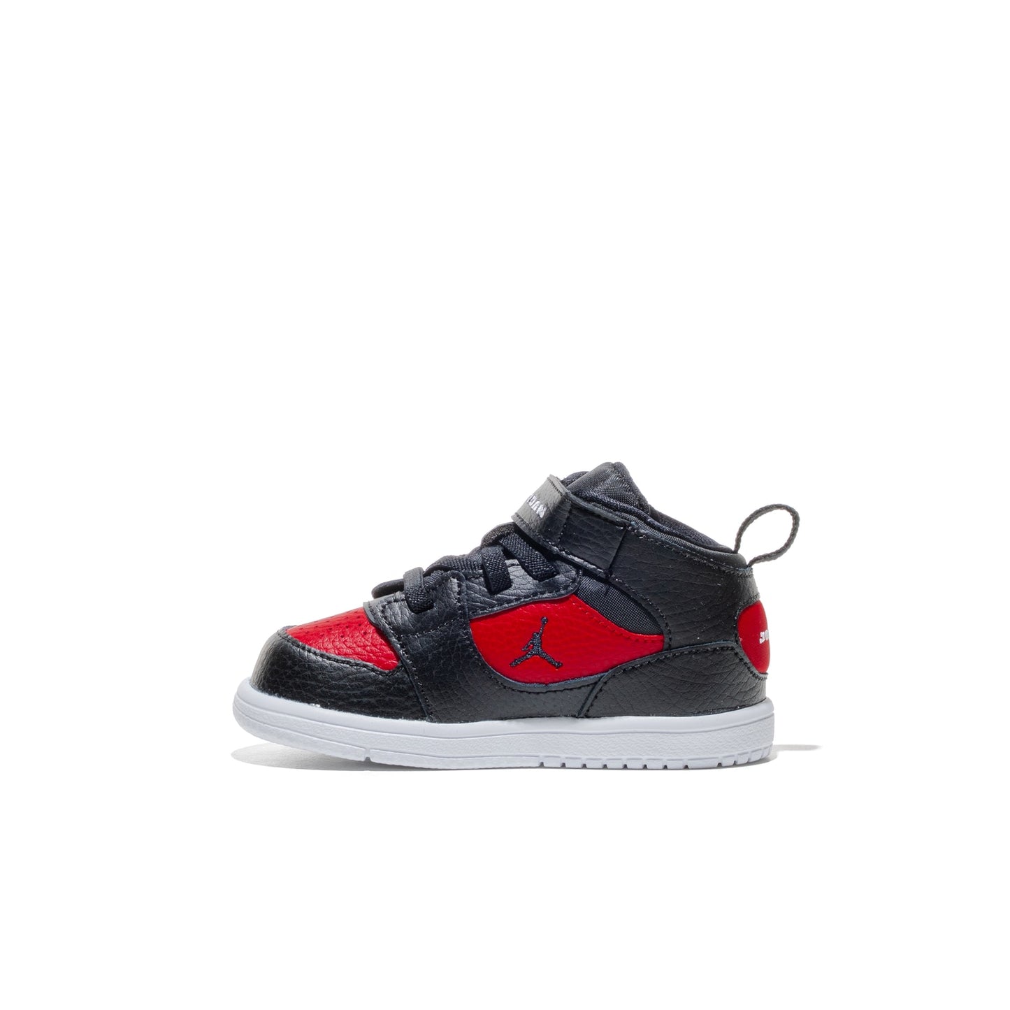 Jordan Court Connect Mid (TD) Black/Black-Gym Red-White  - IQ7701-006