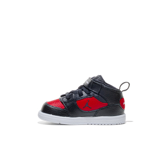 Jordan Court Connect Mid (TD) Black/Black-Gym Red-White  - IQ7701-006