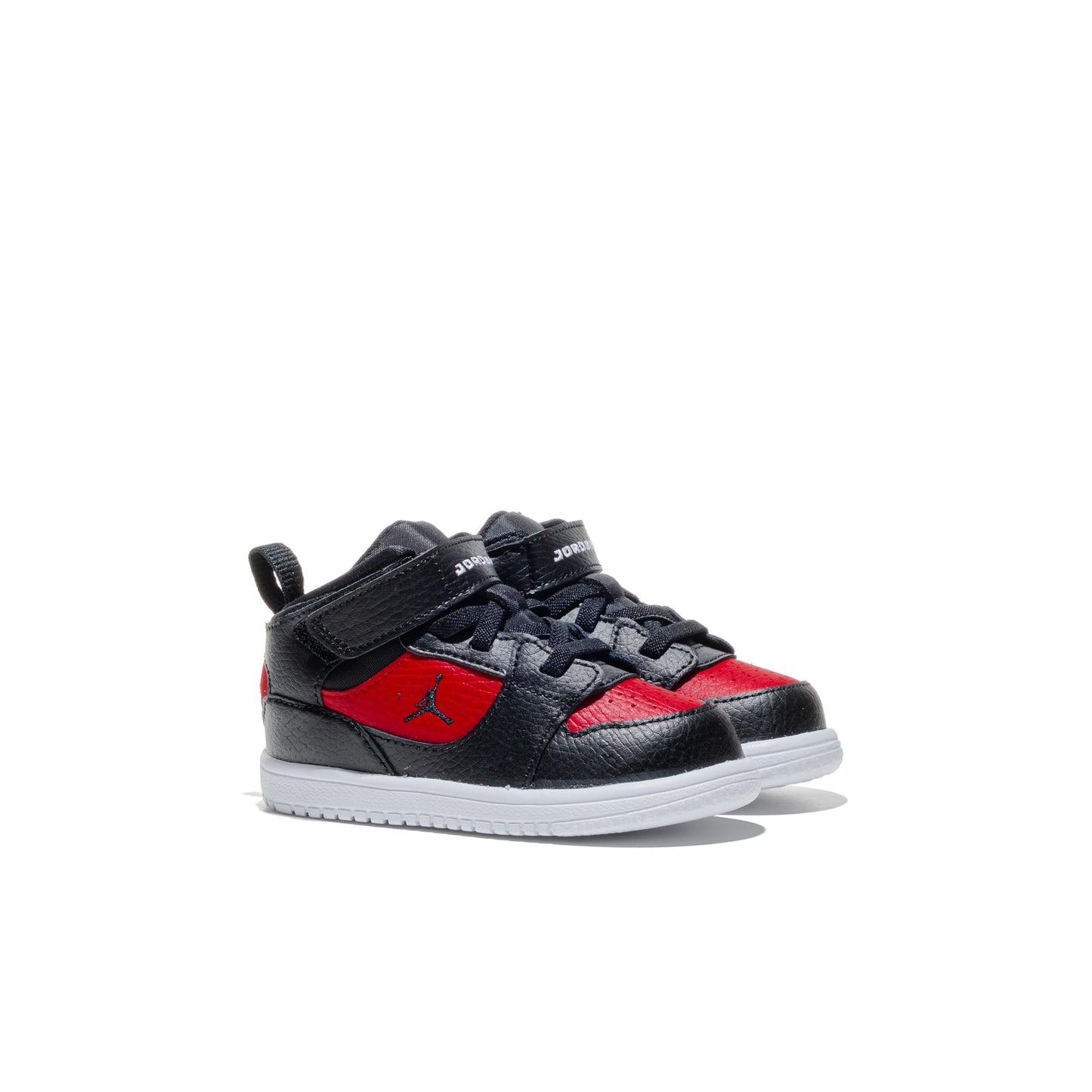 Jordan Court Connect Mid (TD) Black/Black-Gym Red-White  - IQ7701-006