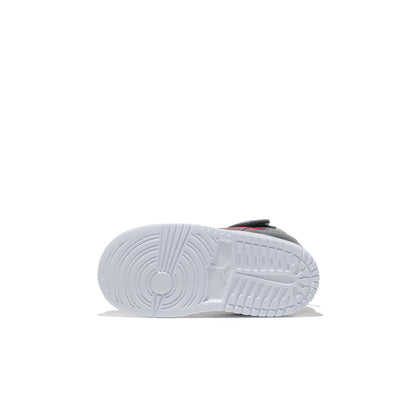 Jordan Court Connect Mid (TD) Black/Black-Gym Red-White  - IQ7701-006