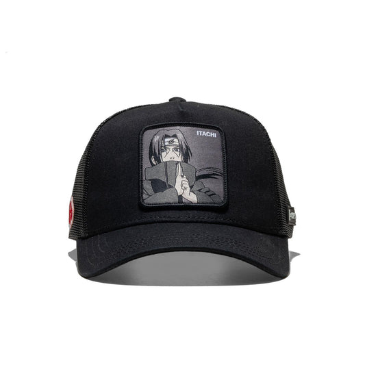 Capslab Naruto Shippuden Itachi Trucker Cap Black  - ITA_CT