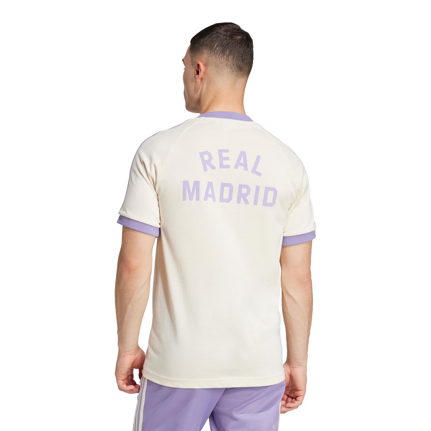 Adidas Originals Real Madrid OG 3S Tee Wonder White/Lilac  - IY0057