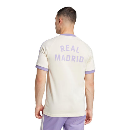 Adidas Originals Real Madrid OG 3S Tee Wonder White/Lilac  - IY0057
