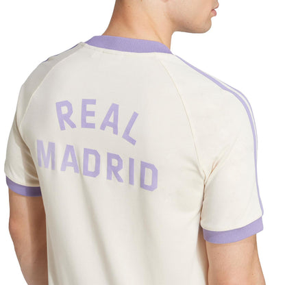 Adidas Originals Real Madrid OG 3S Tee Wonder White/Lilac  - IY0057