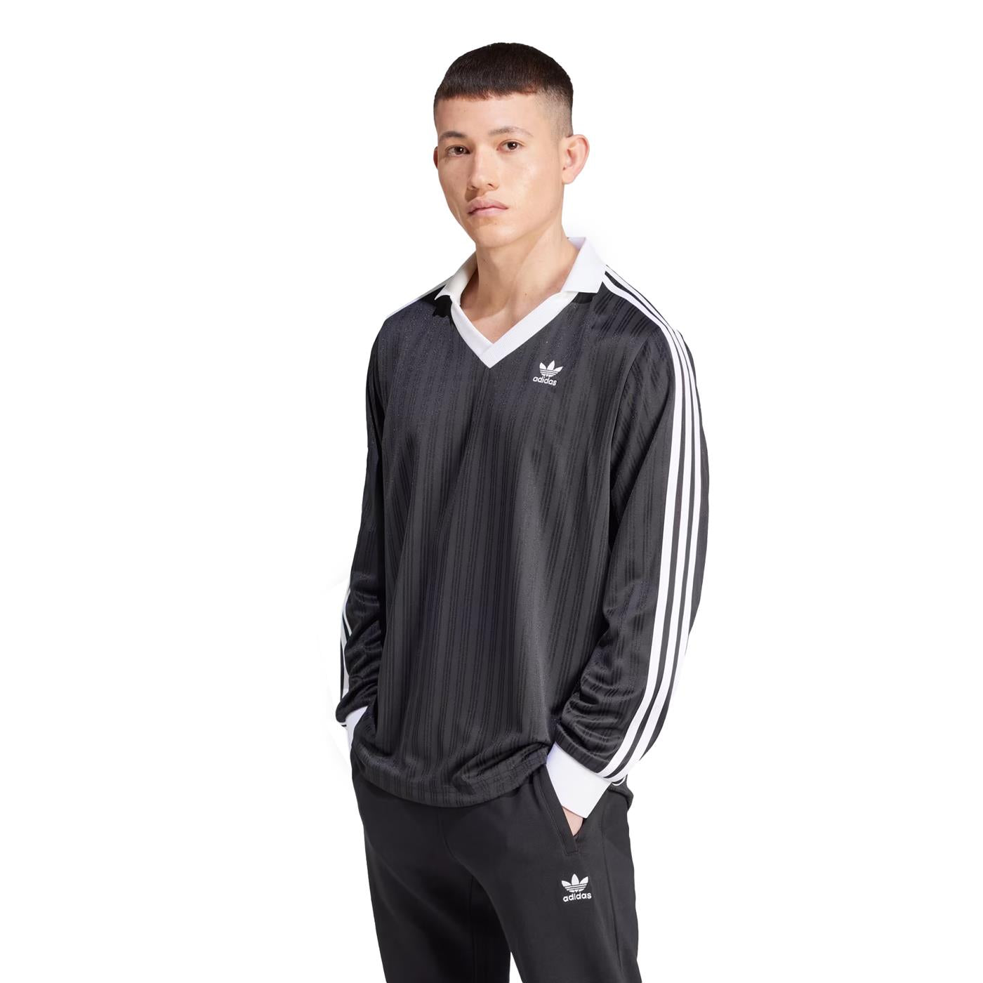 Adidas Originals Piqué LS Jersey Black  - IZ4808