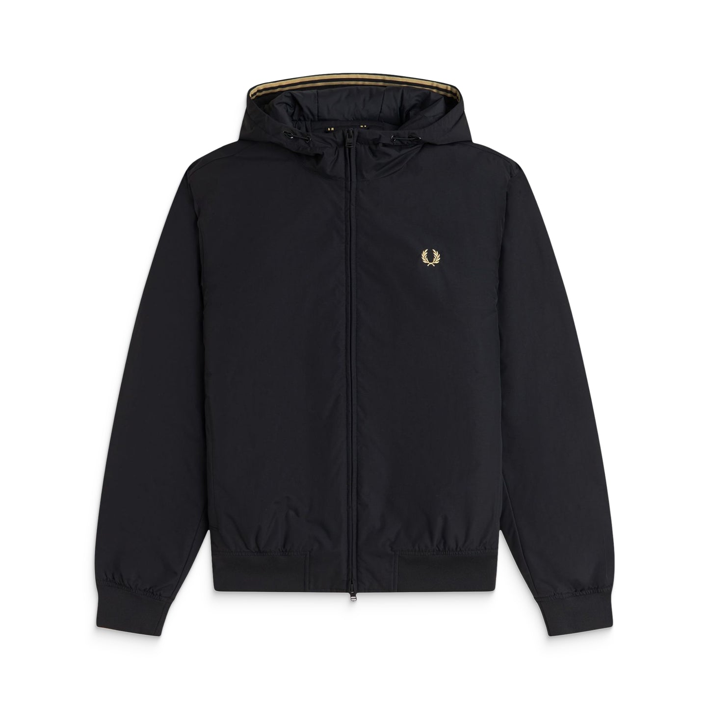 Fred Perry Hooded Brentham Jacket Black  - J1304-102