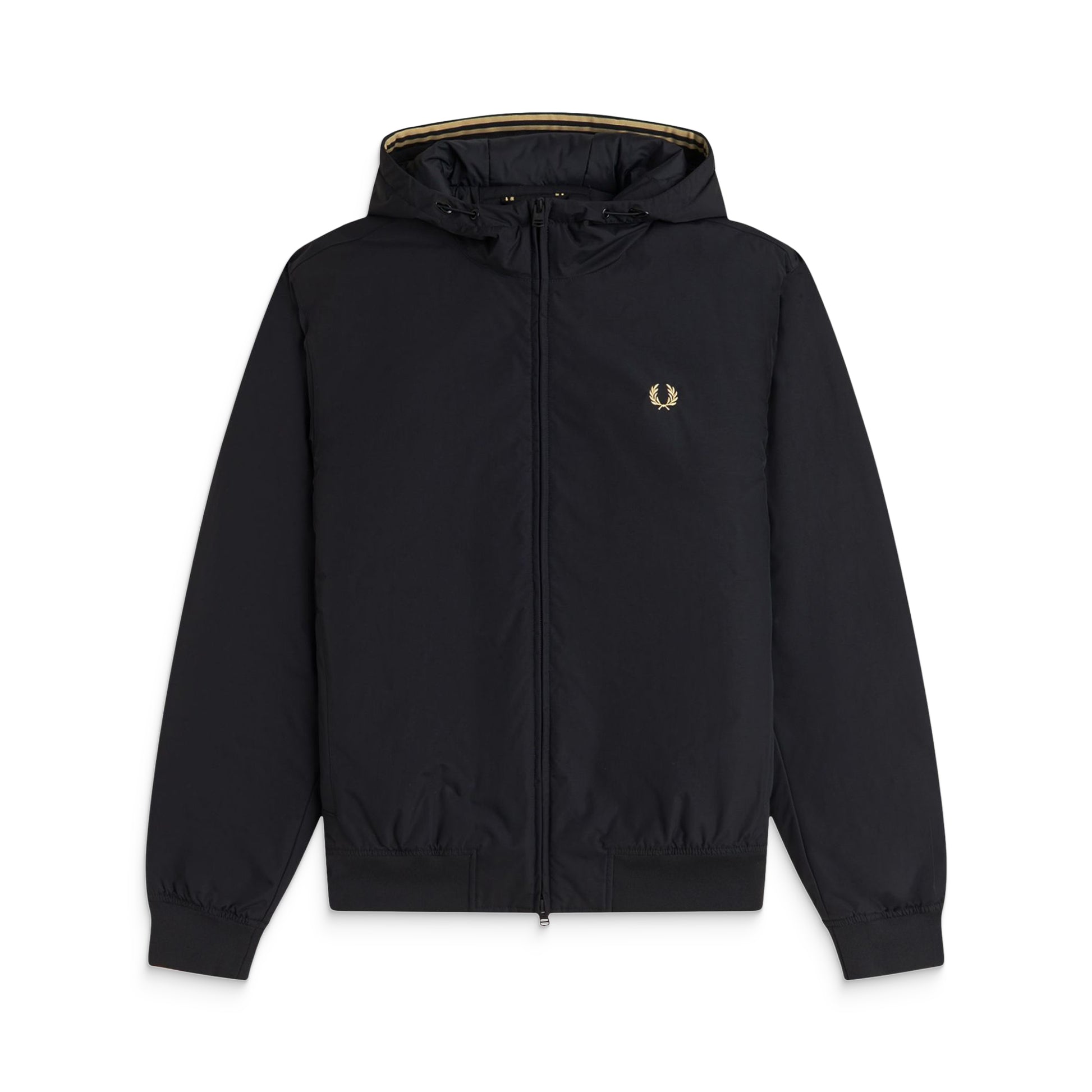 Fred Perry Hooded Brentham Jacket Black  - J1304-102