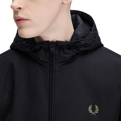 Fred Perry Hooded Brentham Jacket Black  - J1304-184