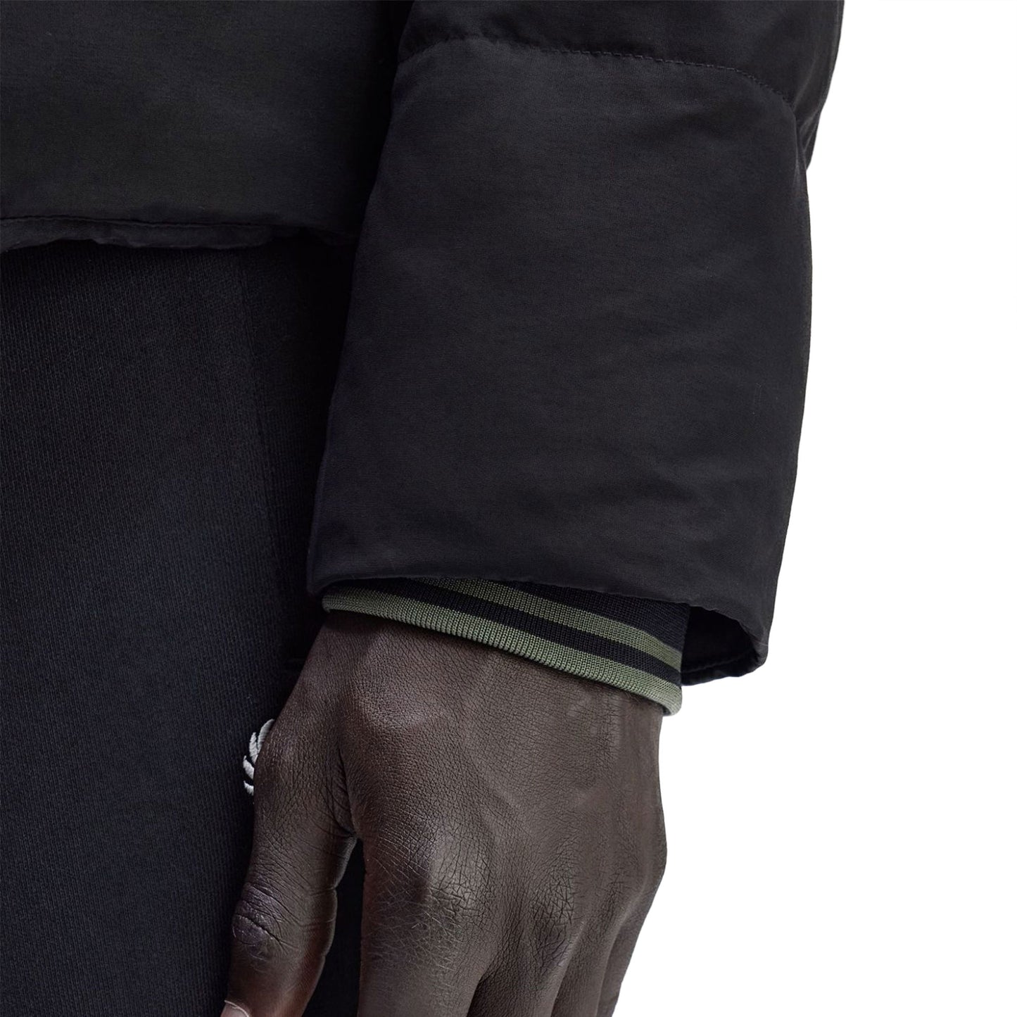 Fred Perry Raglan Sleeve Padded Jacket Black  - J1309-102