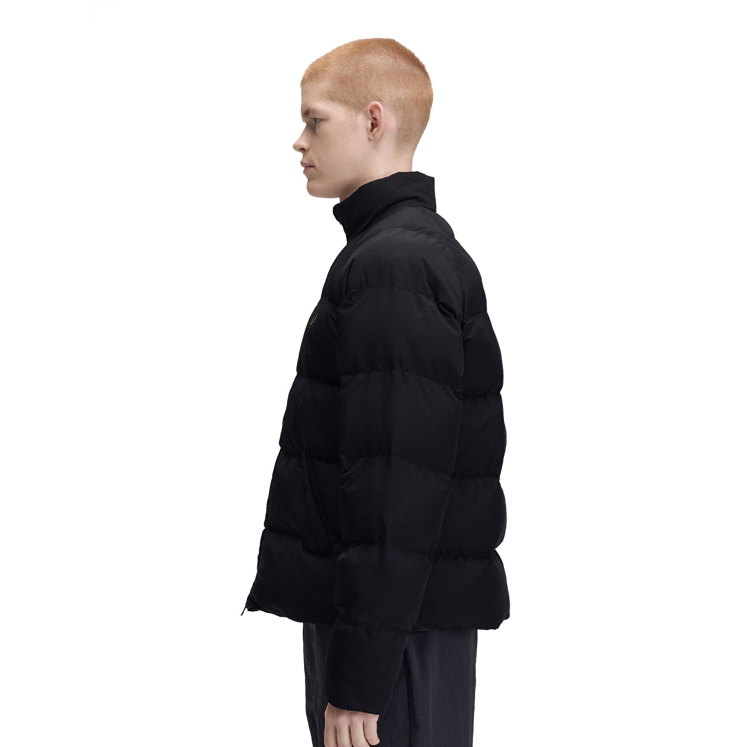 Fred Perry Raglan Sleeve Padded Jacket Black  - J1309-184