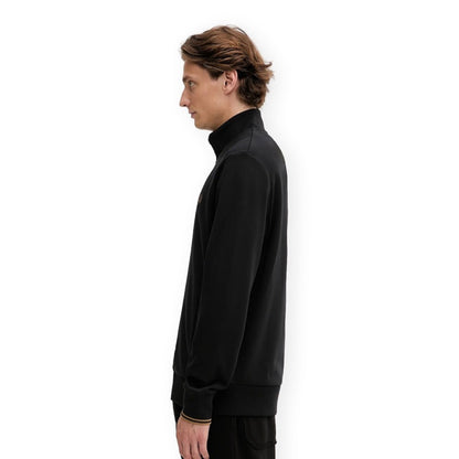 Fred Perry Zip Through Sweatshirt Black  - J1327-102