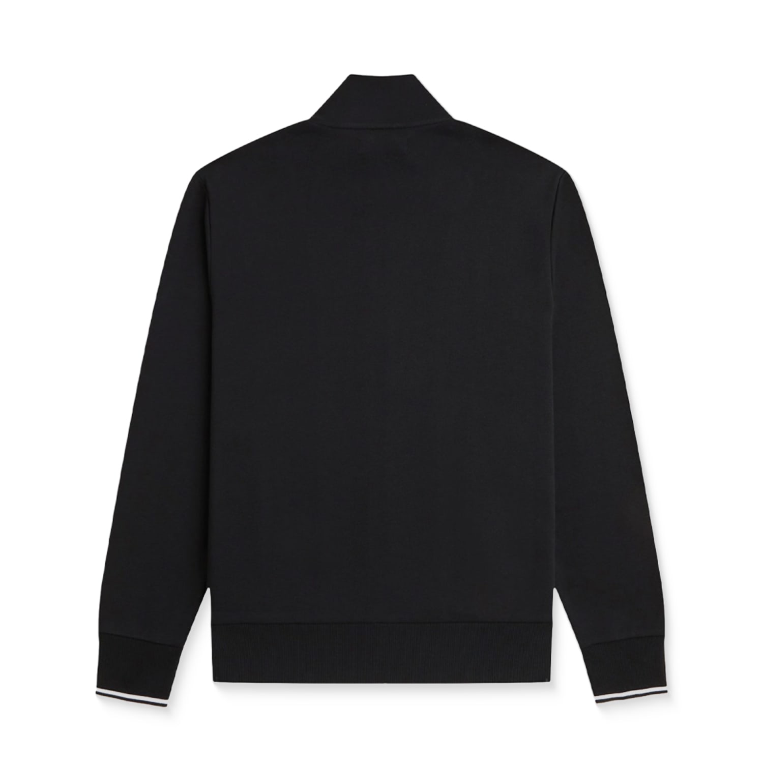 Fred Perry Zip Through Sweatshirt Black  - J1327-198
