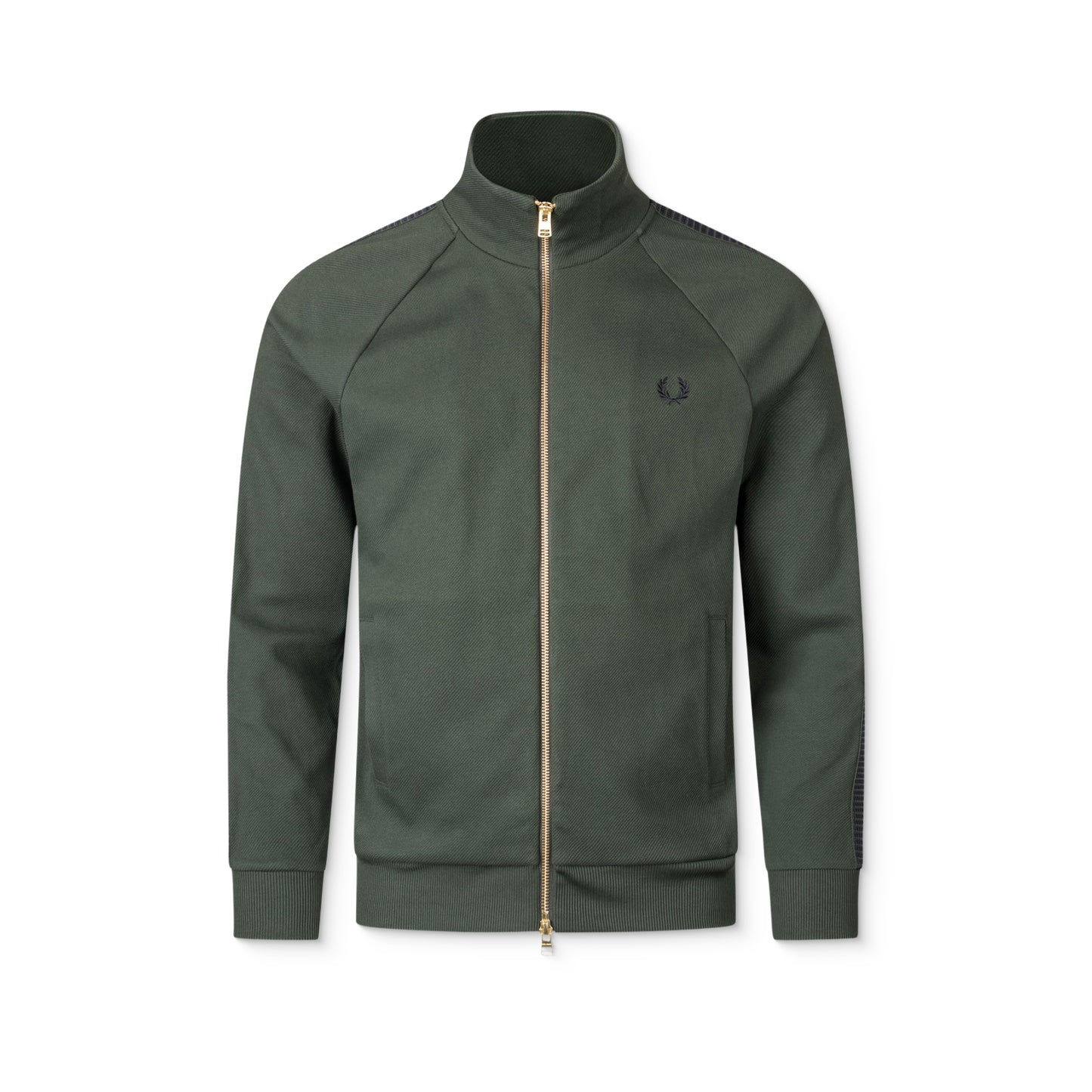 Fred Perry Dash Taped Track Jacket Court Green  - J1334-X89