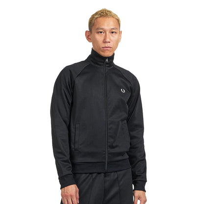 Fred Perry Tipped Track Jacket Black  - J3302-102