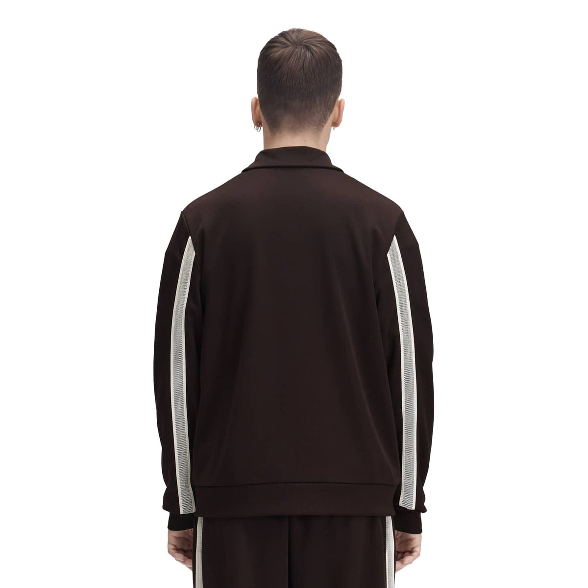 Fred Perry Tennis Tape Track Jacket Rich Brown  - J3307-33C