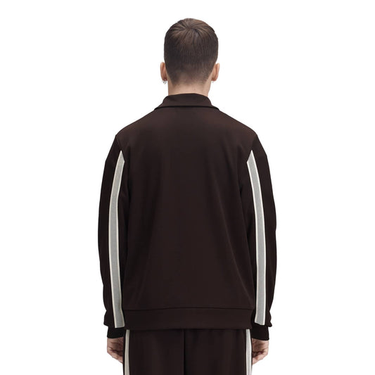 Fred Perry Tennis Tape Track Jacket Rich Brown  - J3307-33C