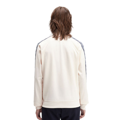 Fred Perry Contrast Tape Track Jacket Ecru/Navy  - J5557-729
