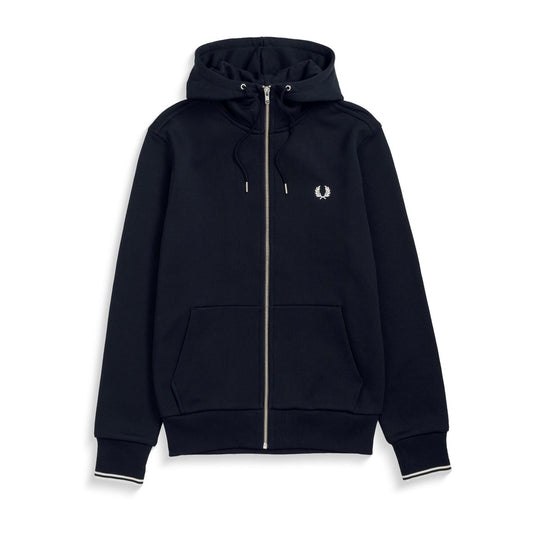 Fred Perry Hooded Full-Zip Jacket Navy  - J7536-795