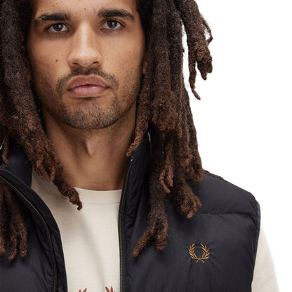 Fred Perry Insulated Gilet Black