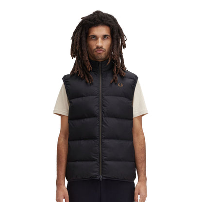 Fred Perry Insulated Gilet Black