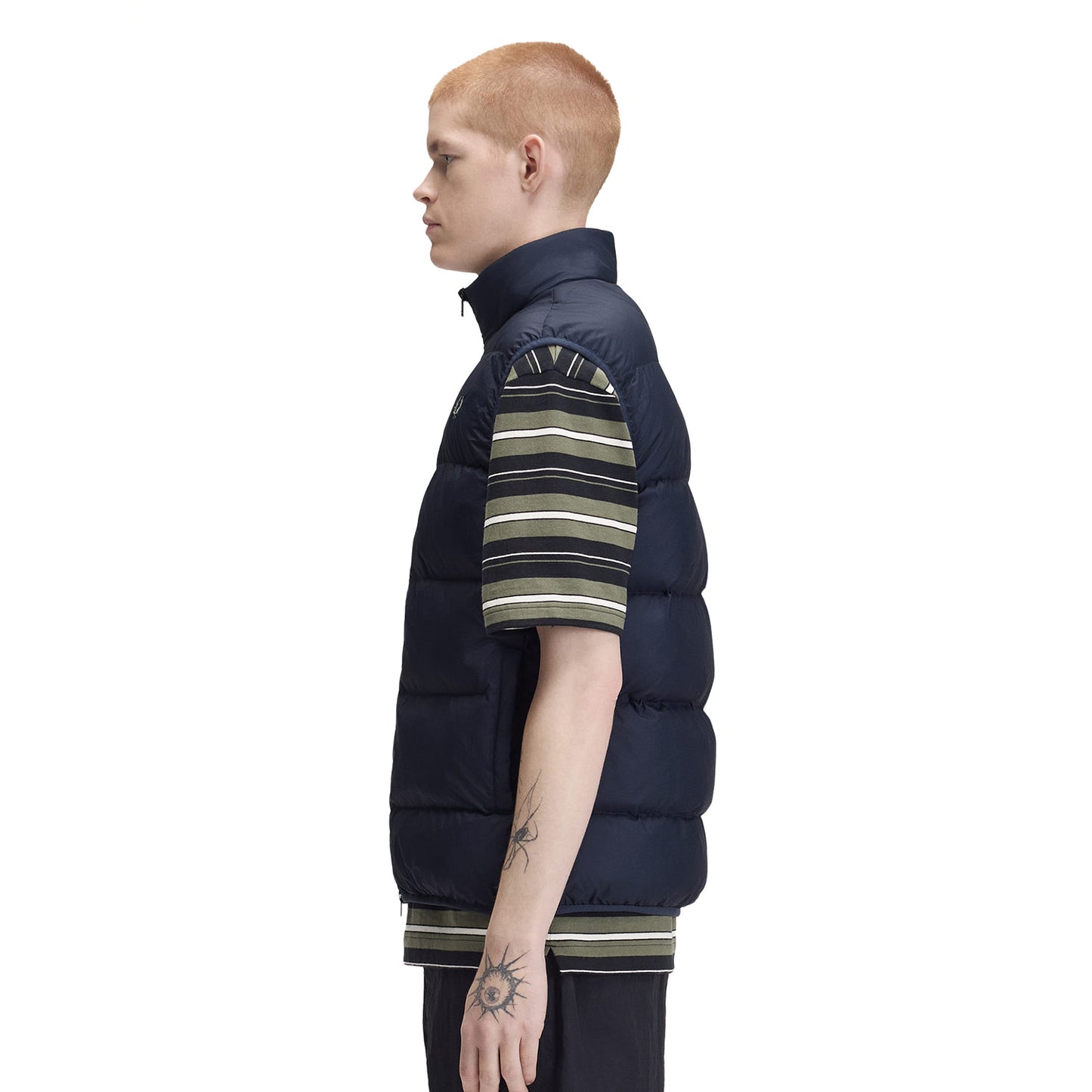 Fred Perry Insulated Gilet Dark Airforce  - J8522-46B