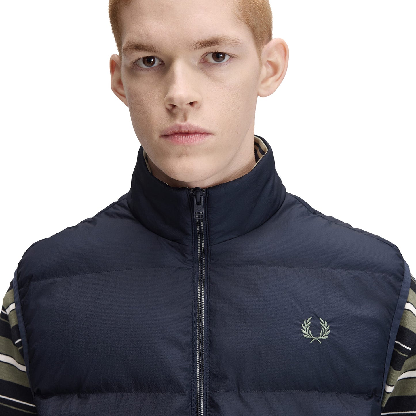 Fred Perry Insulated Gilet Dark Airforce  - J8522-46B