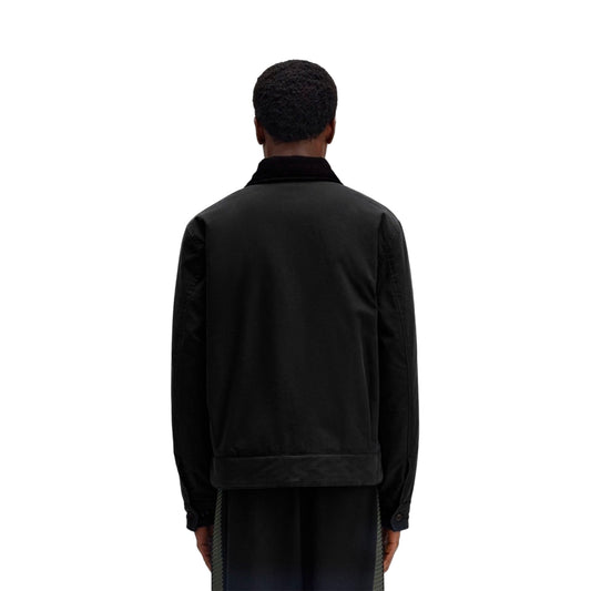 Fred Perry Cotton Caban Jacket Black  - J8535-184