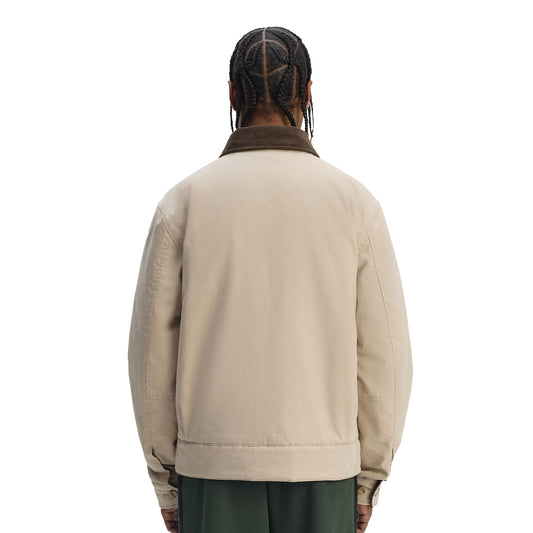 Fred Perry Cotton Caban Jacket Warm Oat  - J8535-Z19