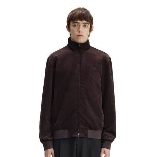 Fred Perry Cord Brentham Jacket Rich Brown  - J8546-33C