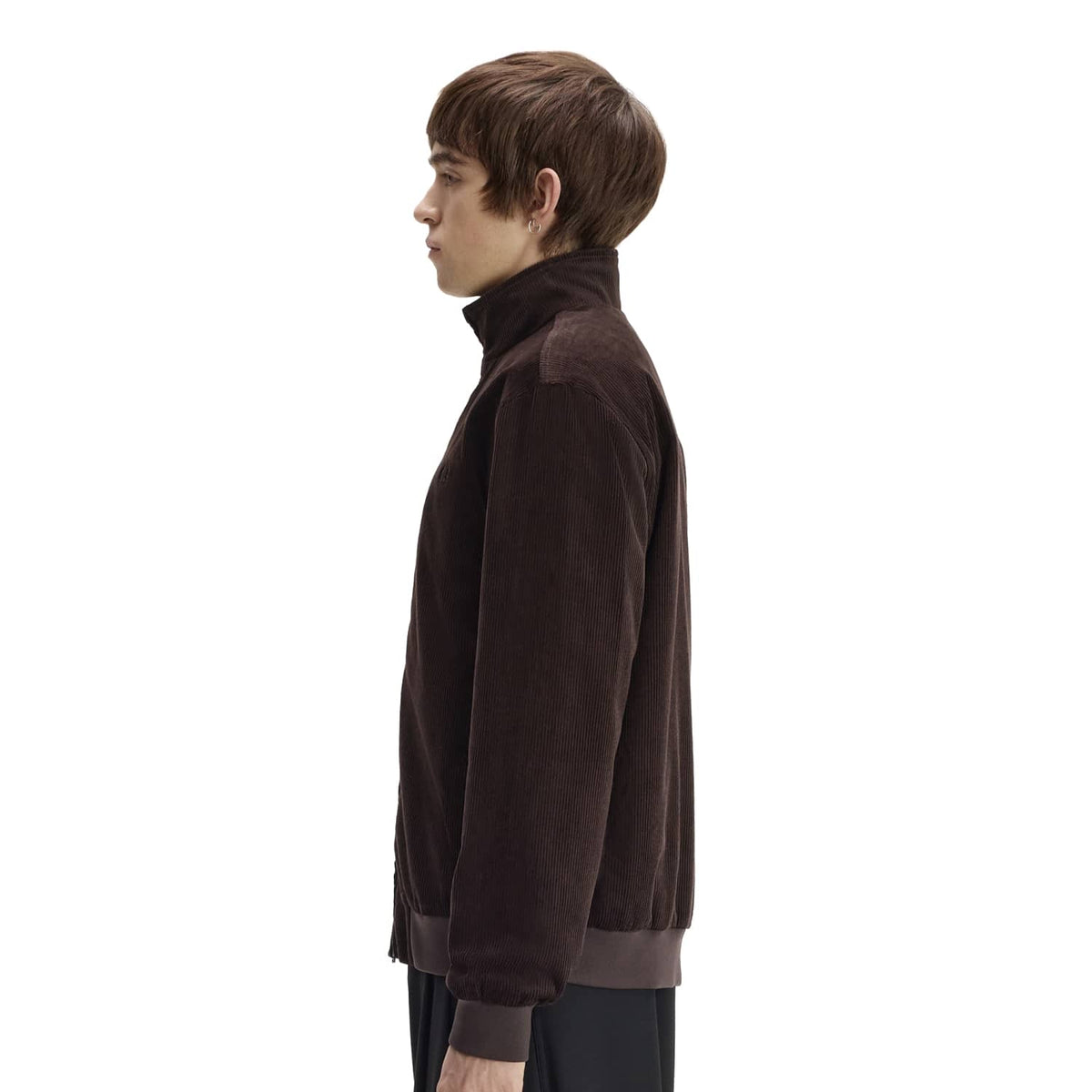 Fred Perry Cord Brentham Jacket Rich Brown  - J8546-33C