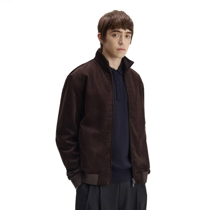 Fred Perry Cord Brentham Jacket Rich Brown  - J8546-33C
