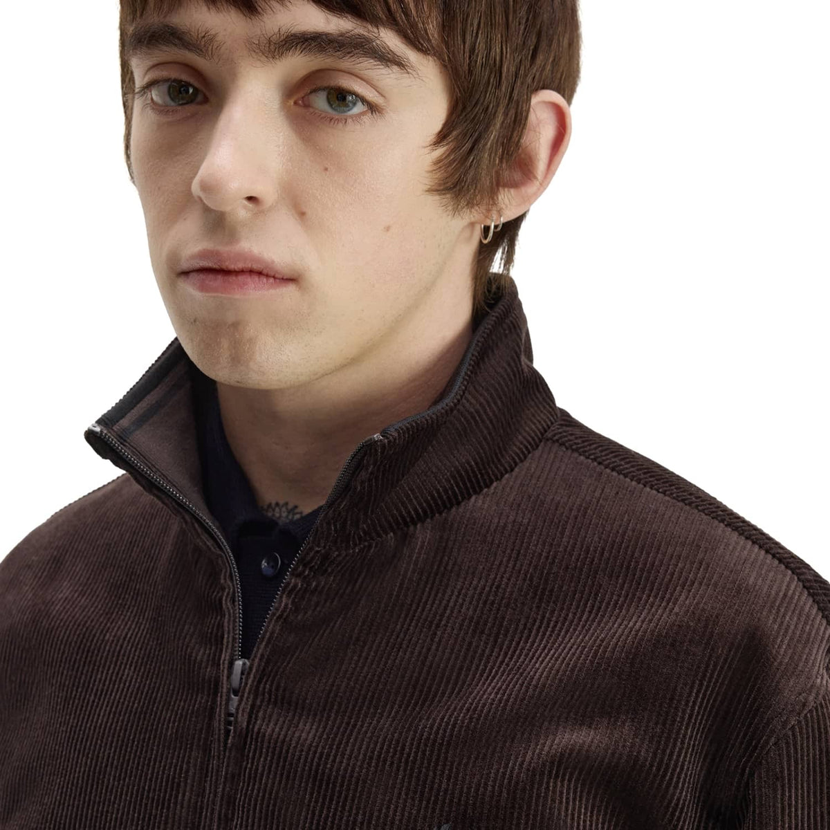 Fred Perry Cord Brentham Jacket Rich Brown  - J8546-33C
