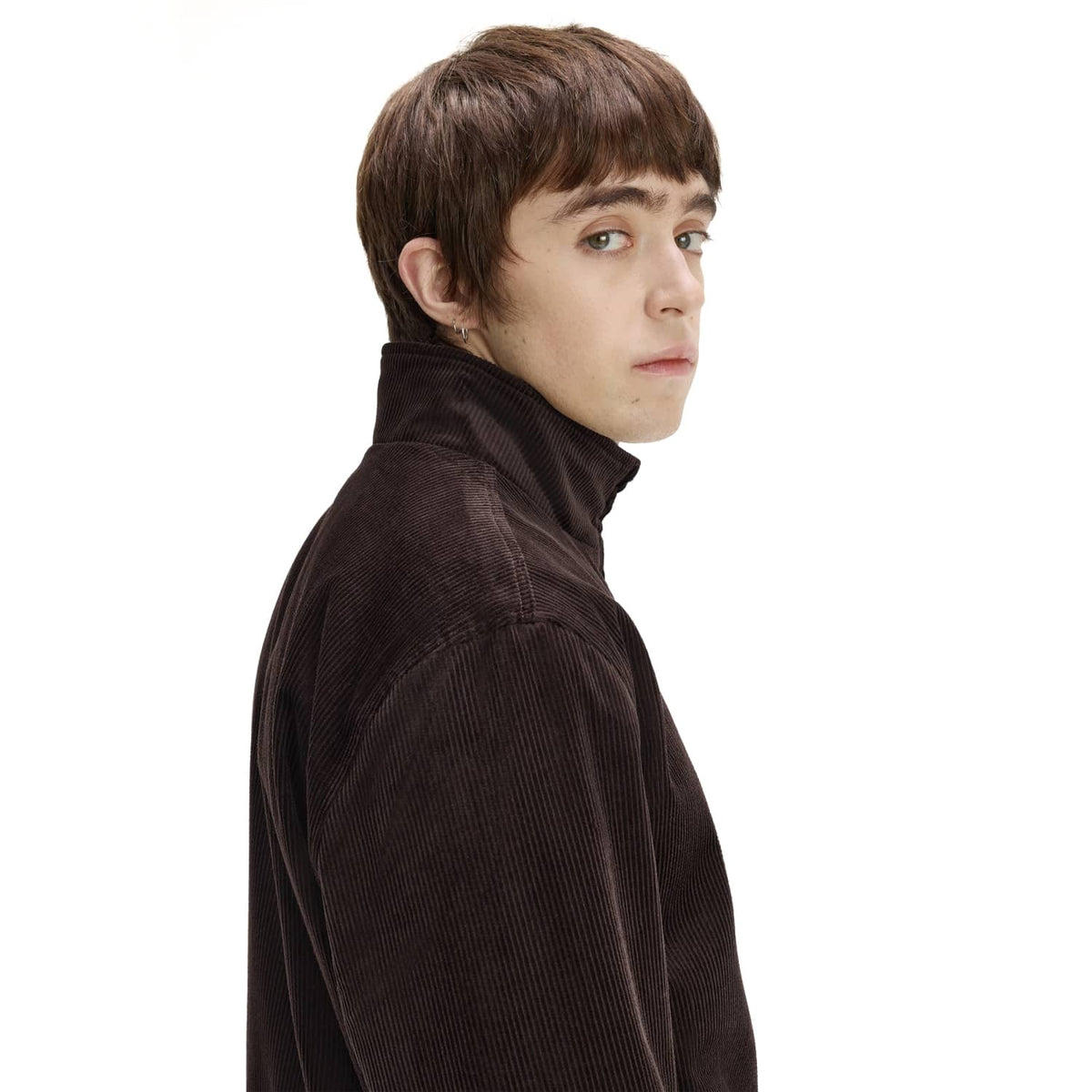 Fred Perry Cord Brentham Jacket Rich Brown  - J8546-33C